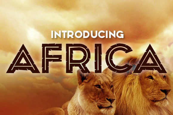 Africa: A Bold Display Font for Impactful Branding