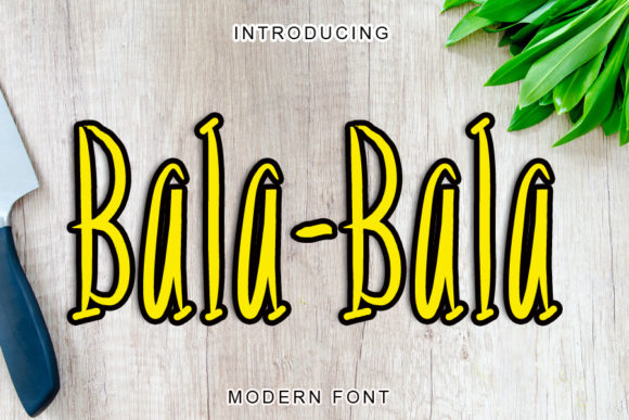 Bala-bala: The Clean Display Font for Modern Branding