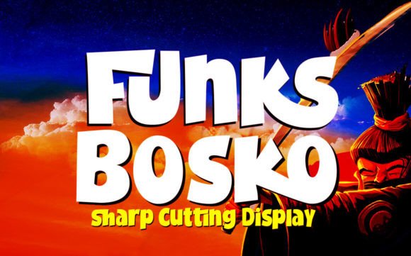 Funks Bosko: A Sharp Display Font for Bold Projects