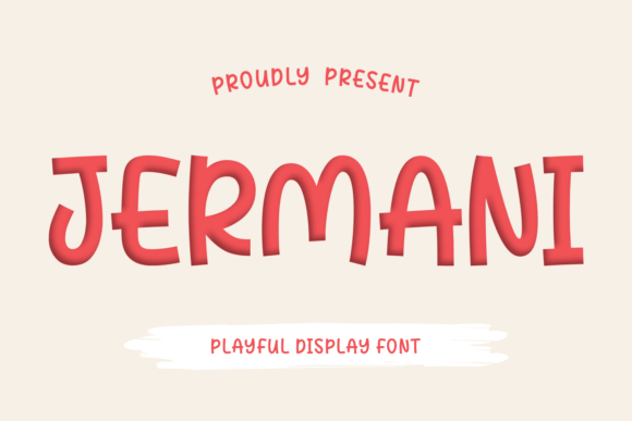 Jermani: A Display Font That Brings Playful Charisma to Your Designs