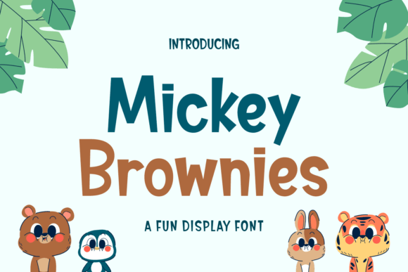 Mickey Brownies: The Playful Font for Engaging Designs