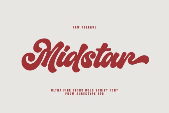 Midstar: Capturing Groovy Nostalgia in Your Design Projects