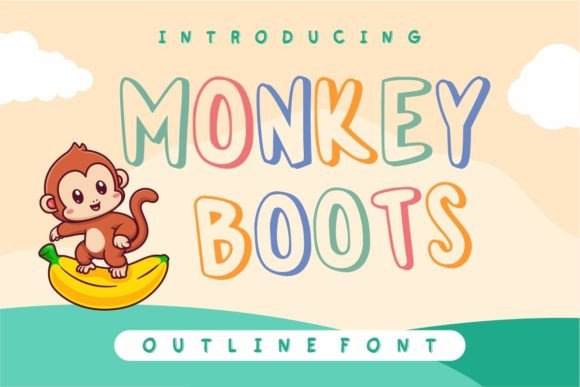 Monkey Boots: A Playful Display Font for Creative Projects