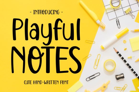 Playful Notes: A Font That Brings Joy to Every Design