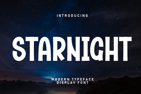 Starnight: A Font for Modern, Eye-Catching Design