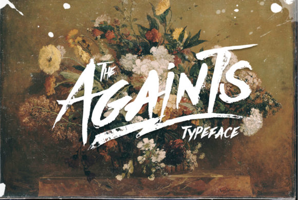 The Againts: A Font That Brings Raw, Authentic Character