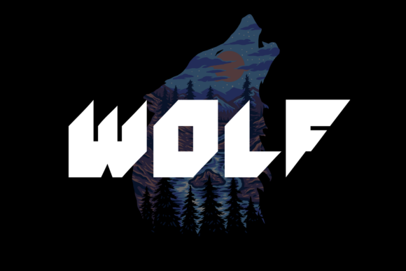 Wolf Font: Modern Geometric Typography for Bold Designs